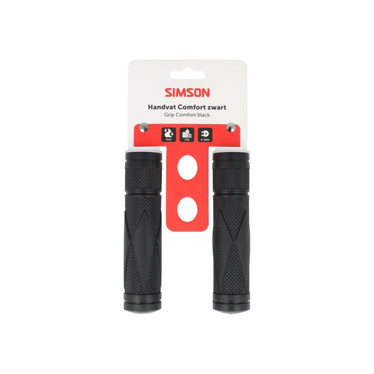 Simson handvatten comfort zwart