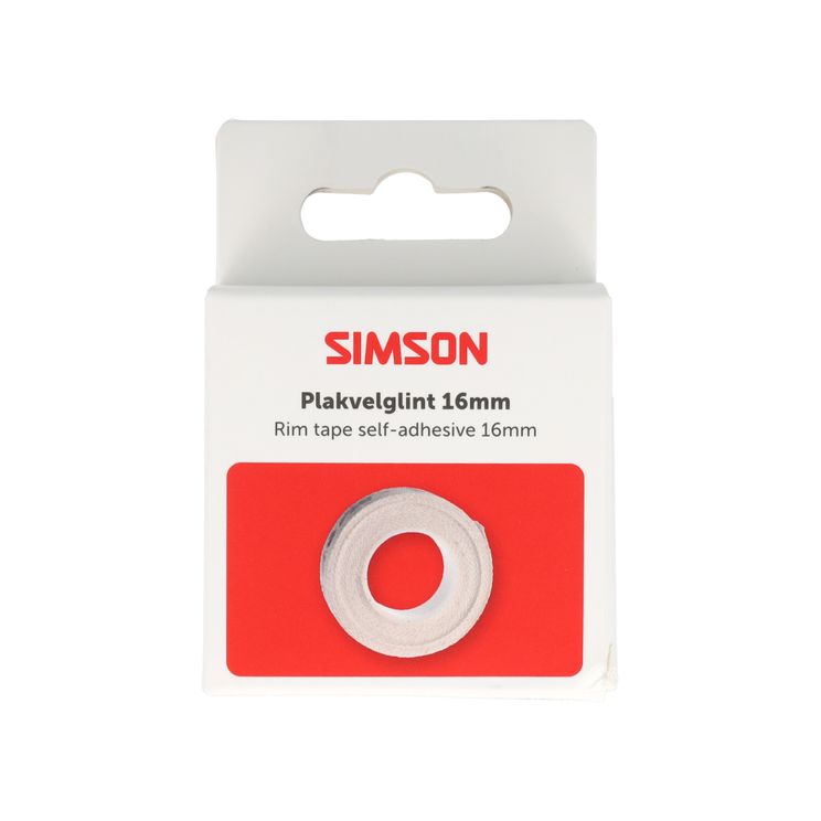 Simson plakvelglint 16mm breed