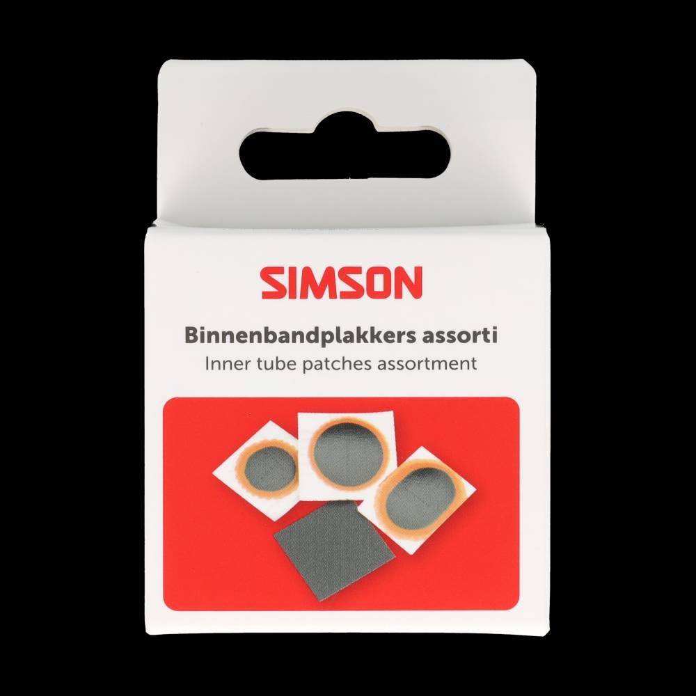 Simson binnenbandpleisters assortiment 9-delig