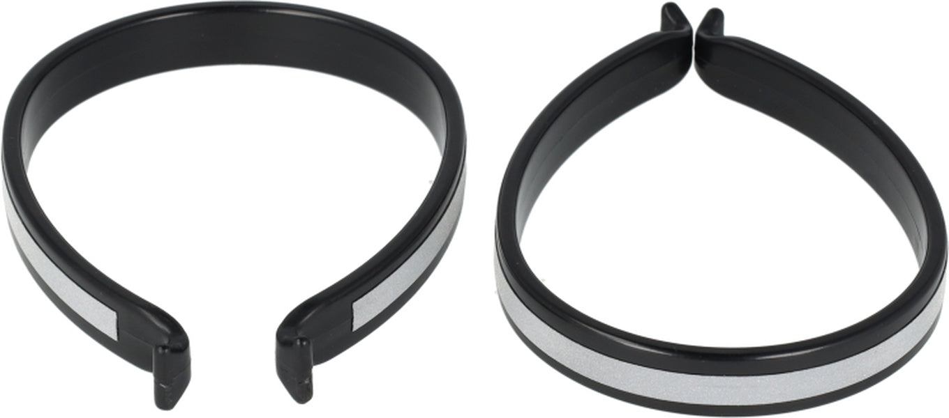 Simson broekklemmen kunststof met reflectie