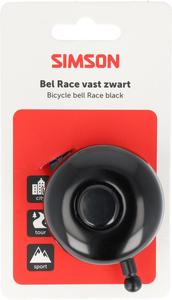 Simson bel race zwart