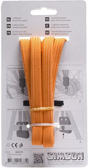 Snelbinder Trio Simson met 3 ordners 61 cm - oranje