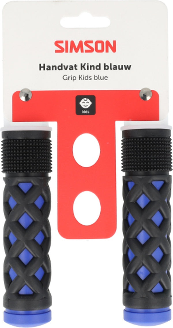 Simson handvatten kinder blauw-zwart