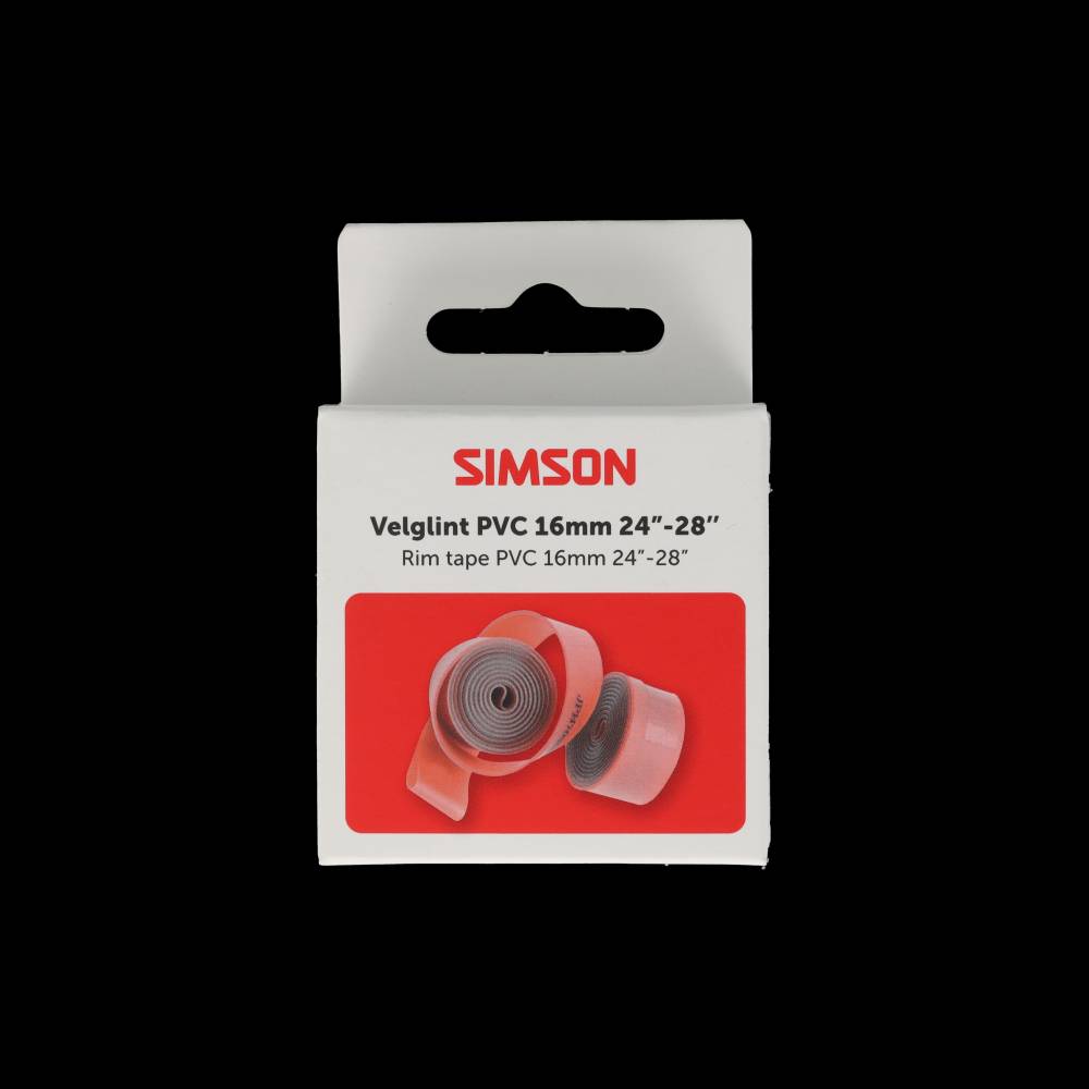 Simson velglint 24i -28i 16mm breed pvc