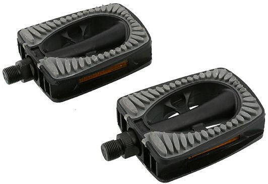 pedalenset Metropool Comfort 9 16 inch grijs zwart