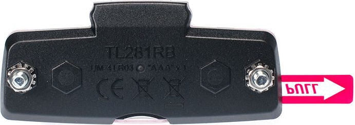 achterlicht Blok led batterij bagagedrager rood