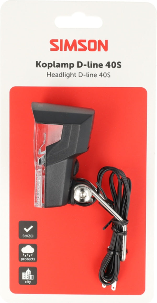 Simson aurora koplamp d-line 40s