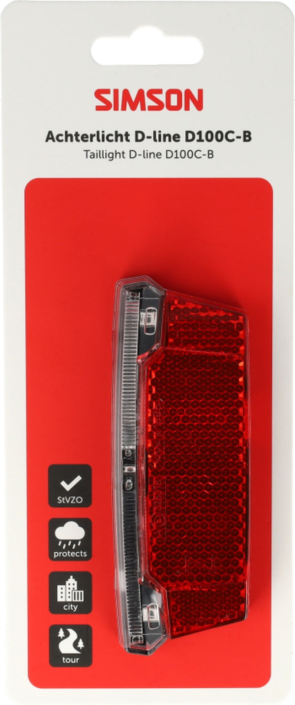 Simson aurora achterlicht d-line d100c
