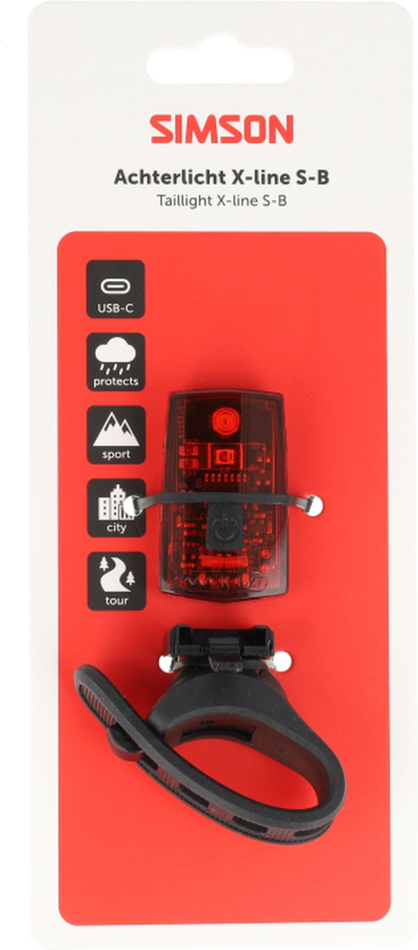 Simson aurora achterlicht x-line s