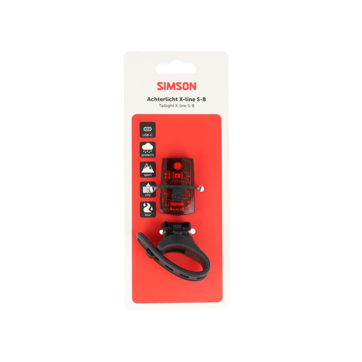 Simson aurora achterlicht x-line s