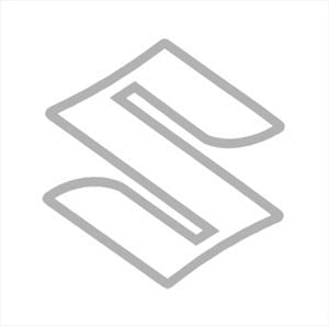 Autocollant logo Suzuki argent