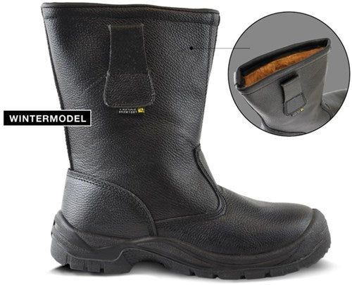 Safeet monza werklaars hoog s3 | zwart | maat 40 - 8719388008806