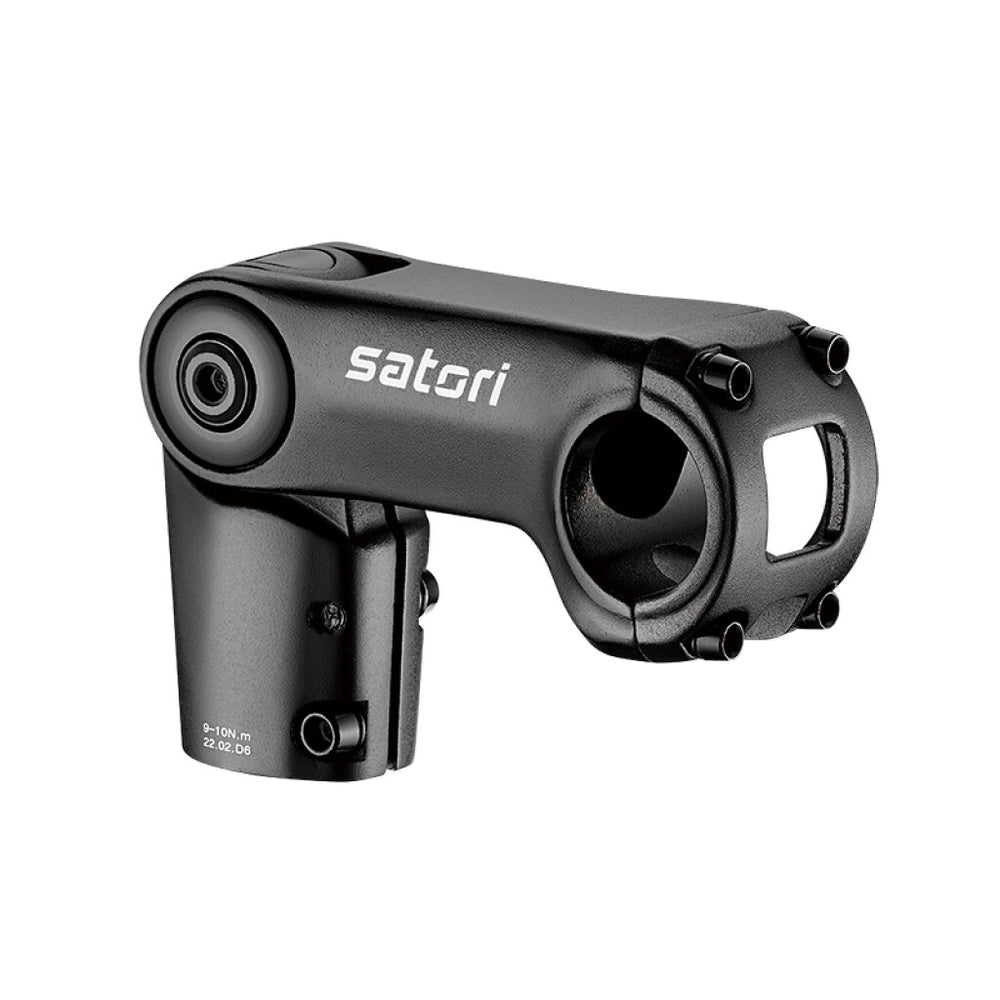 Satori stuurpen hatchback verstelbaar ø31,8 110mm - mat zwart