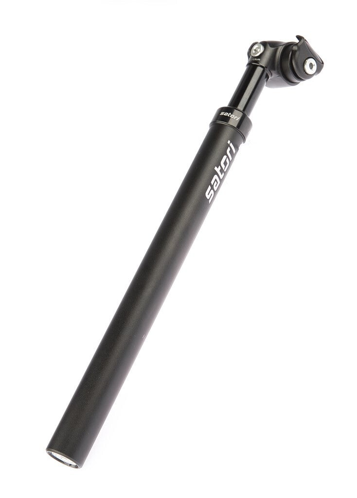 Zadelpen verend Satori Elegance LT Ø27,2mm 350mm - mat zwart