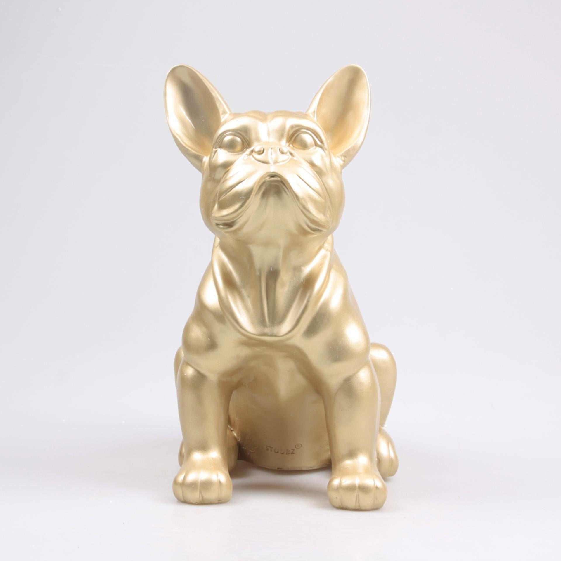 Stoobz design stoobz hond franse bulldog goud 37cm