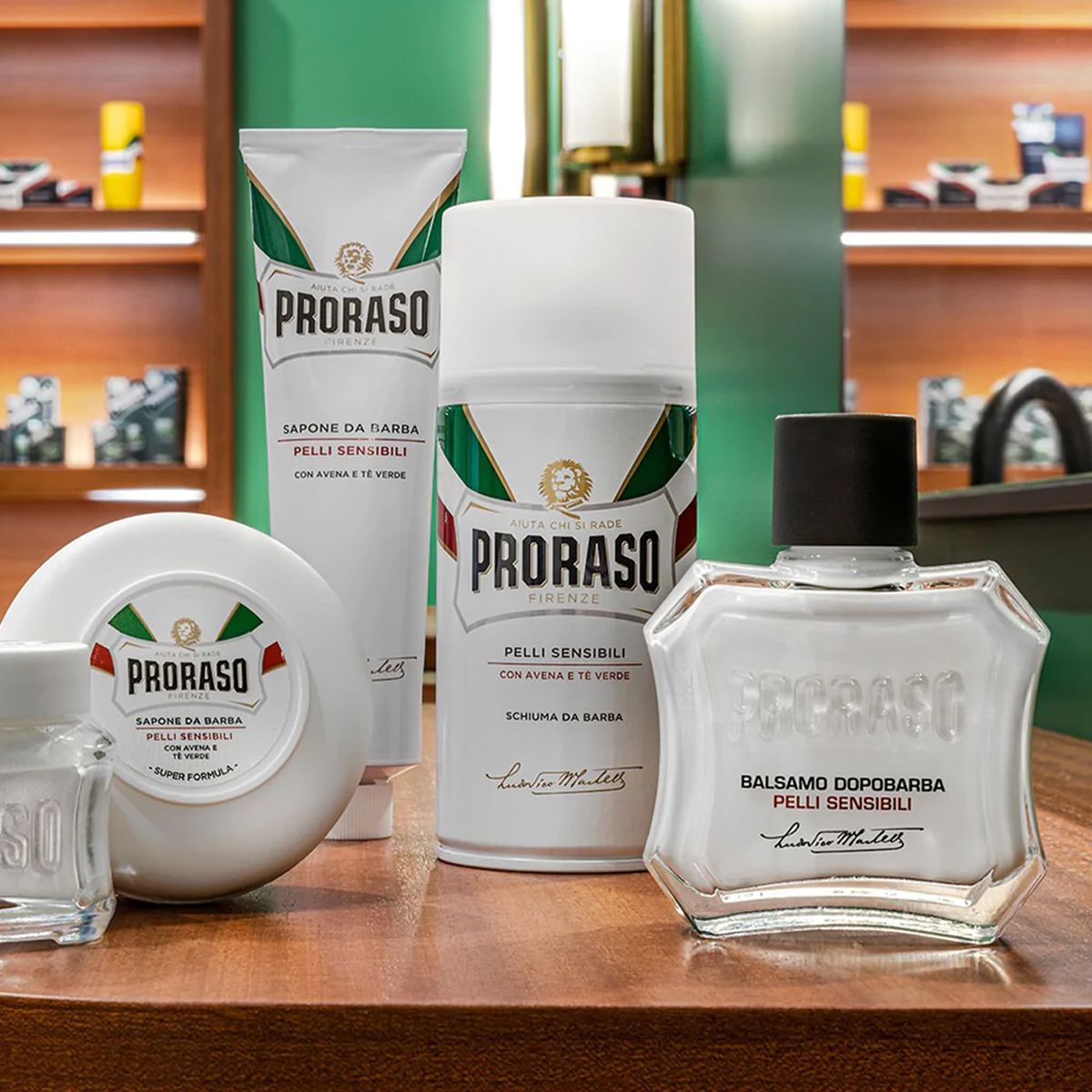 Proraso scheermousse groene thee 300ml