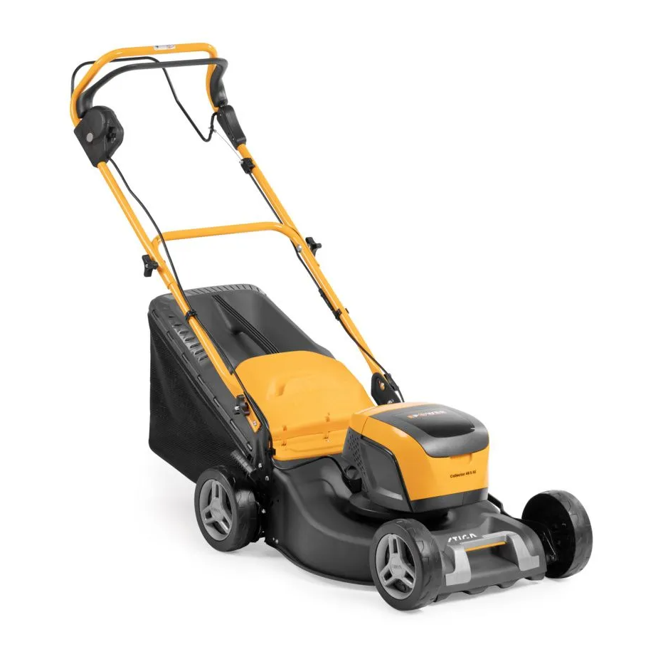 Stiga collector 48 ae kit accu grasmaaier | 5 serie | 1,3 kw | 46 cm | duw | ergo | inclusief 1x 4ah en snellader - 2l0481008 st1