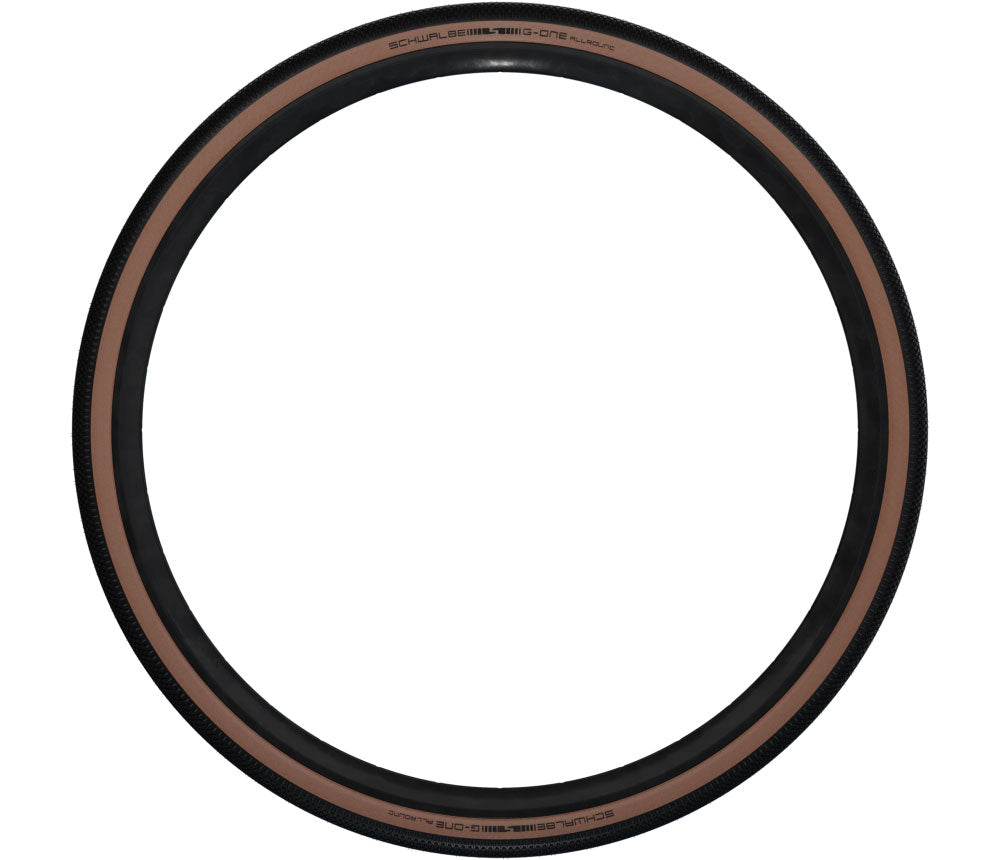 Vouwband Schwalbe G-One Allround RaceGuard 28 x 1.35 35-622 mm - bronzen zijwand