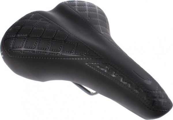 Fietszadel Selle Bassano Cafe Racer Bobber voor heren - zwart