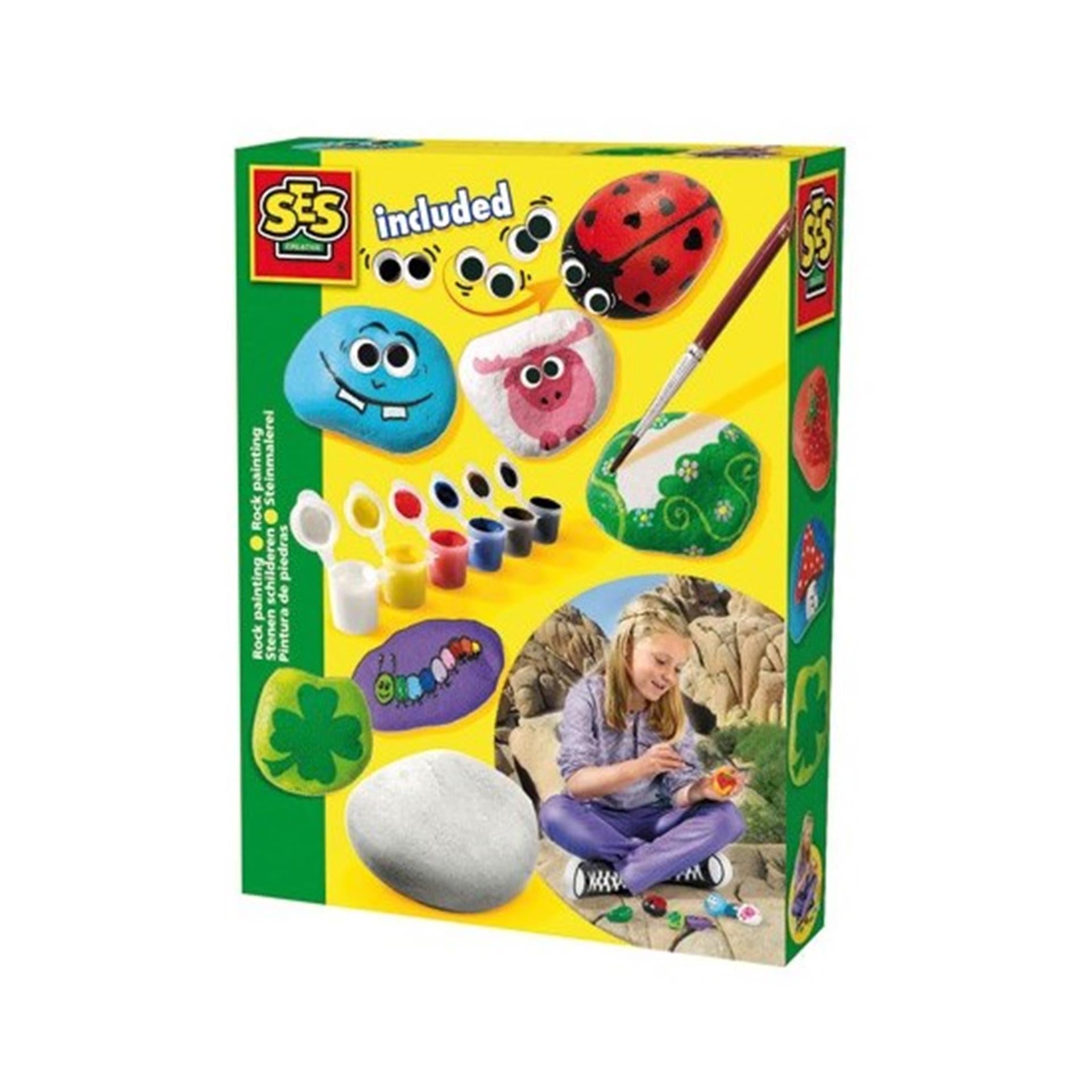 Ses stenen schilderen