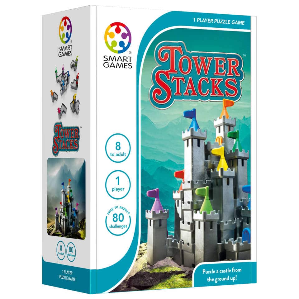 Smartgames smart games - tower stacks bouw een kasteel
