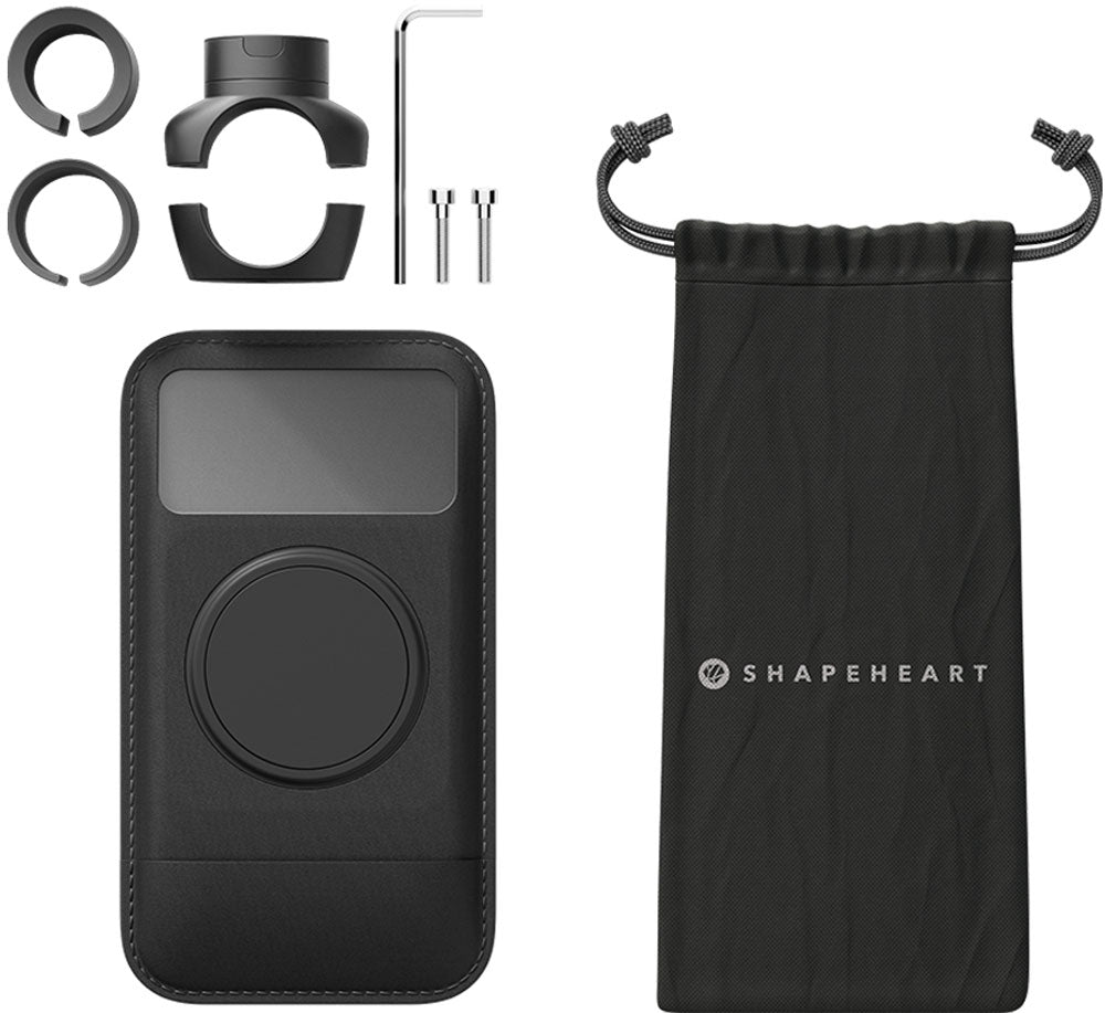 Shapeheart magnetic smartphone pro mount for bike handlebar | xxl