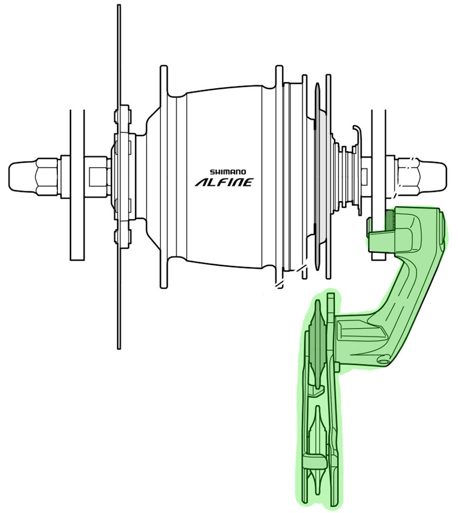 Shimano alfine ct-s500 chain tensioner
