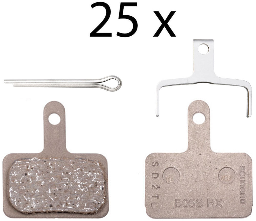 Shimano schijfremblok B05S-RX Resin EBPB05SRXBS per 25st.