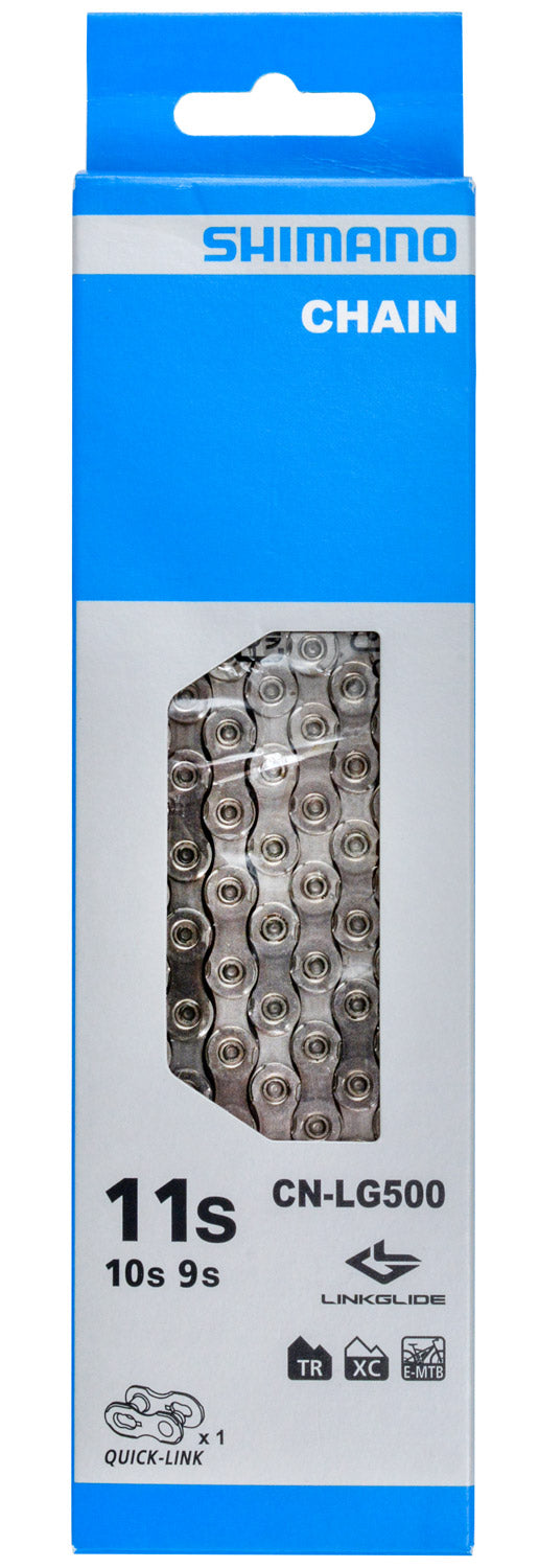LINKGLIDE LG500 - duurzame ketting voor 10 11-speed LINKGLIDE en 11-speed HYPERGLIDE aandrijvingen - Grijs - CN-LG500