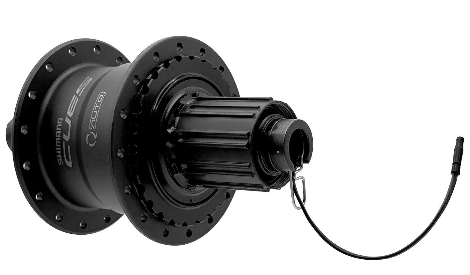 Shimano cues fh-u6060 auto shift dynamo center-lock rear hub 12x142mm