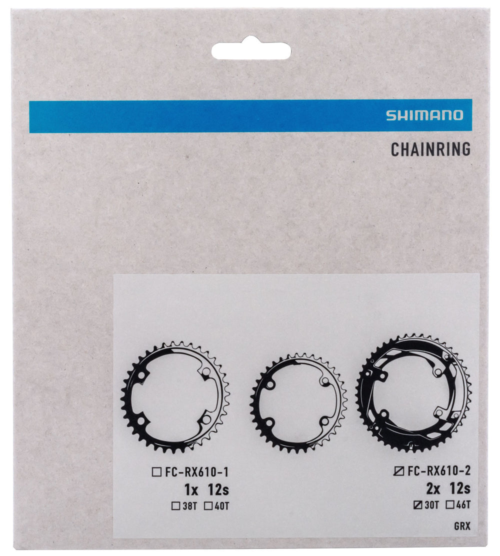 Shimano grx fc-rx610 2x12-speed chainring