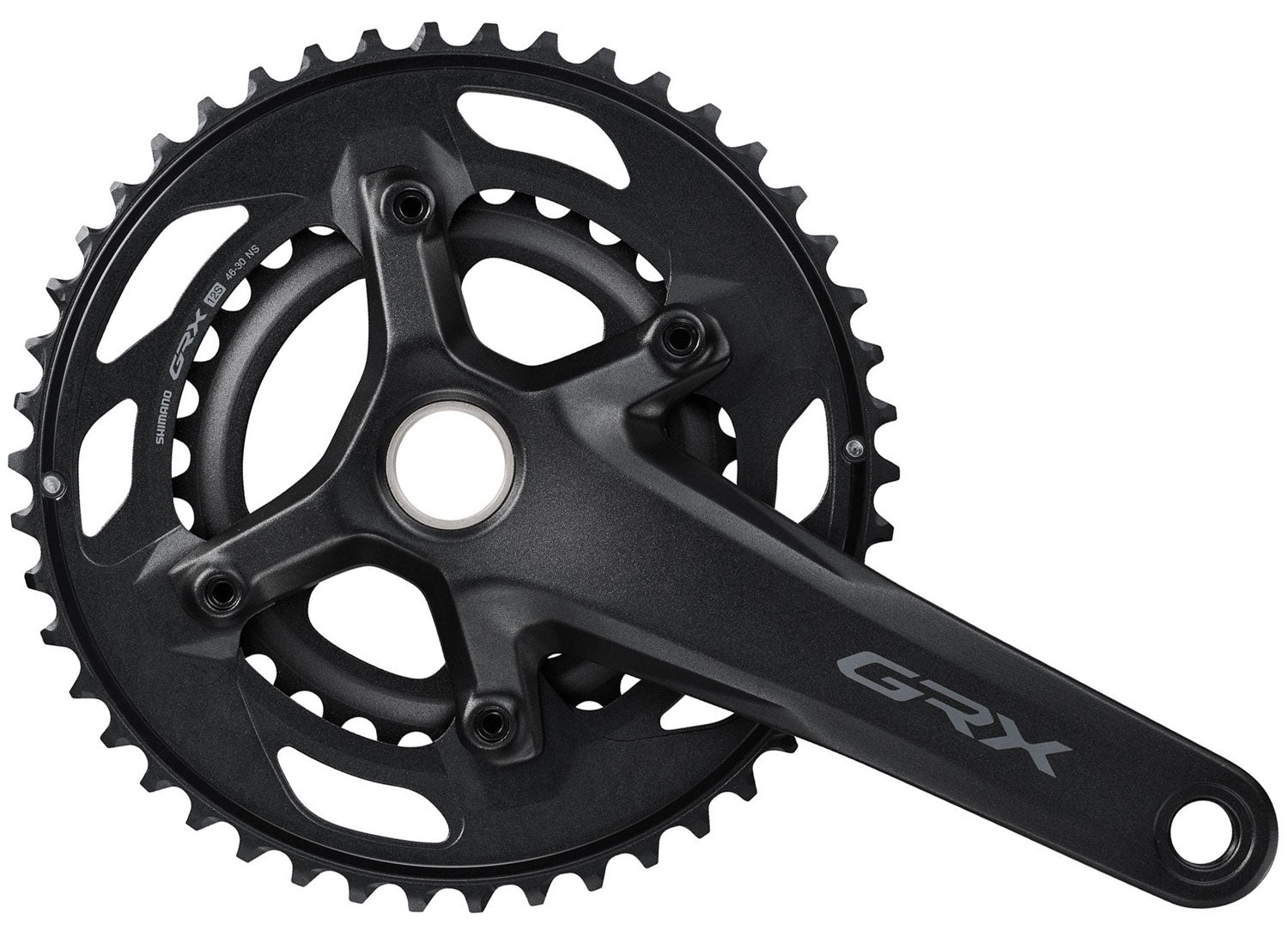 Shimano grx fc-rx610 2x12-speed crank 46 30 | 170mm
