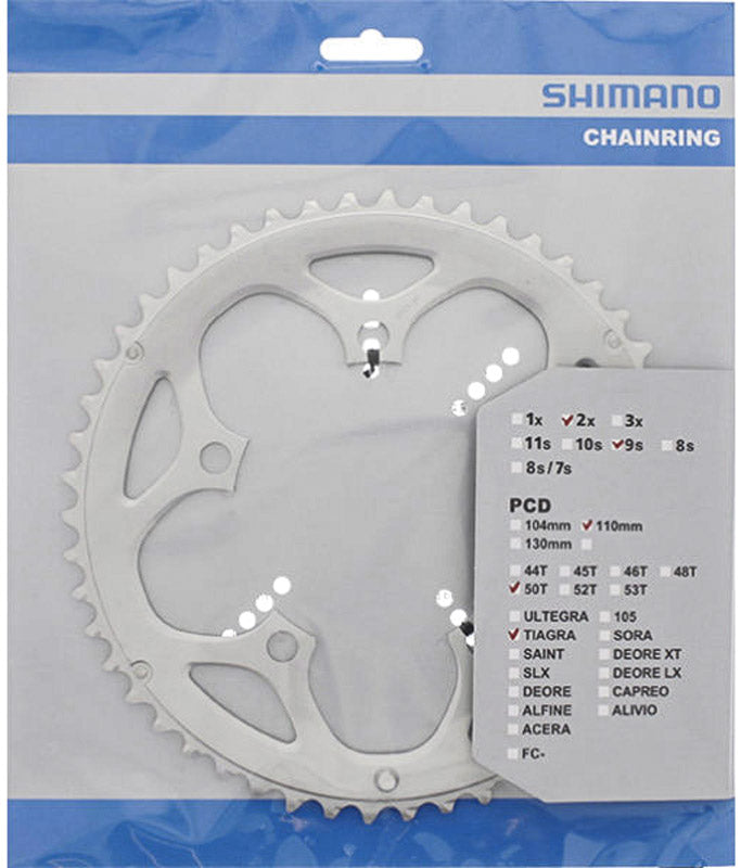 Shimano tiagra 9-speed chainring for fc-4550 50t