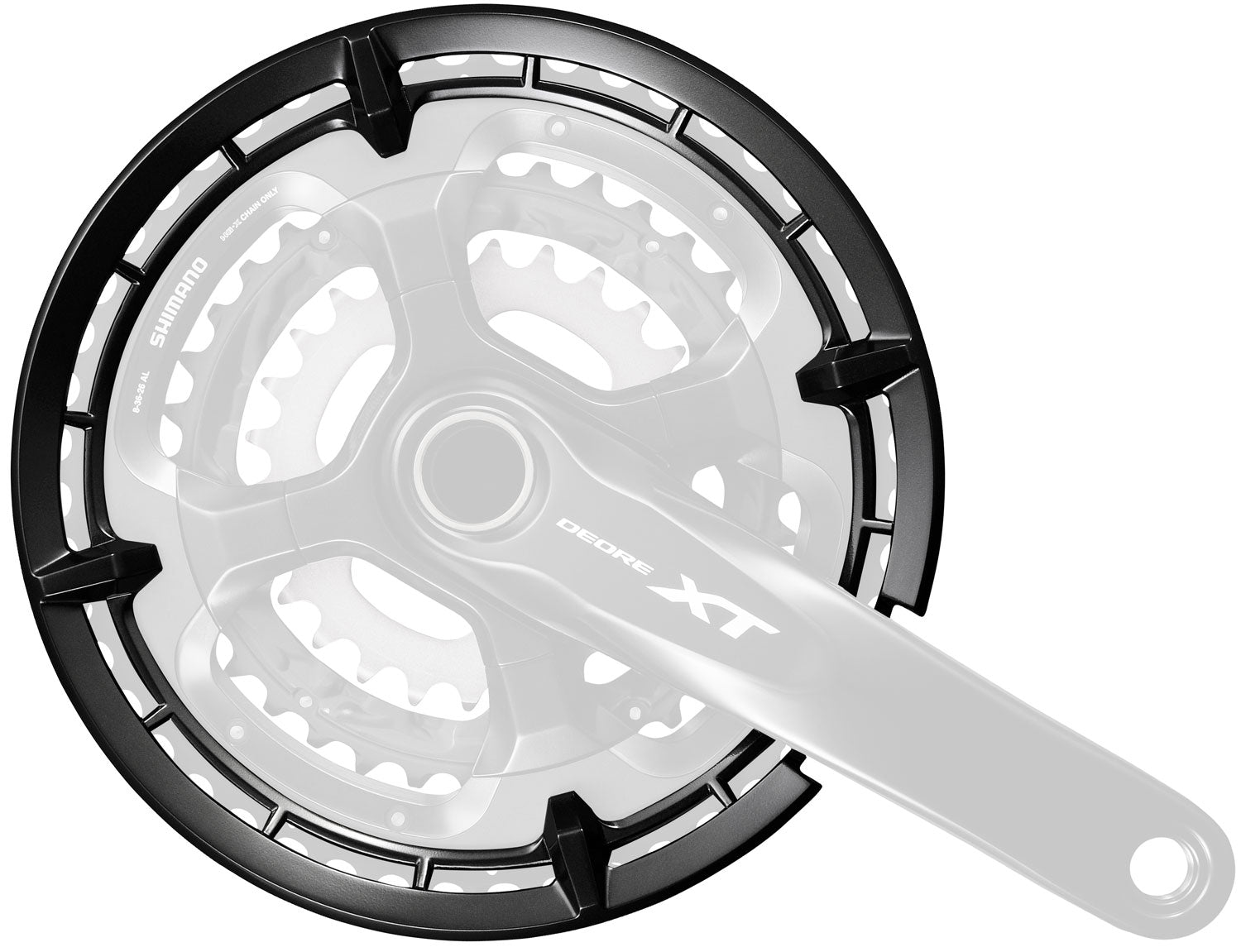 Shimano chain guard for fc-t8000