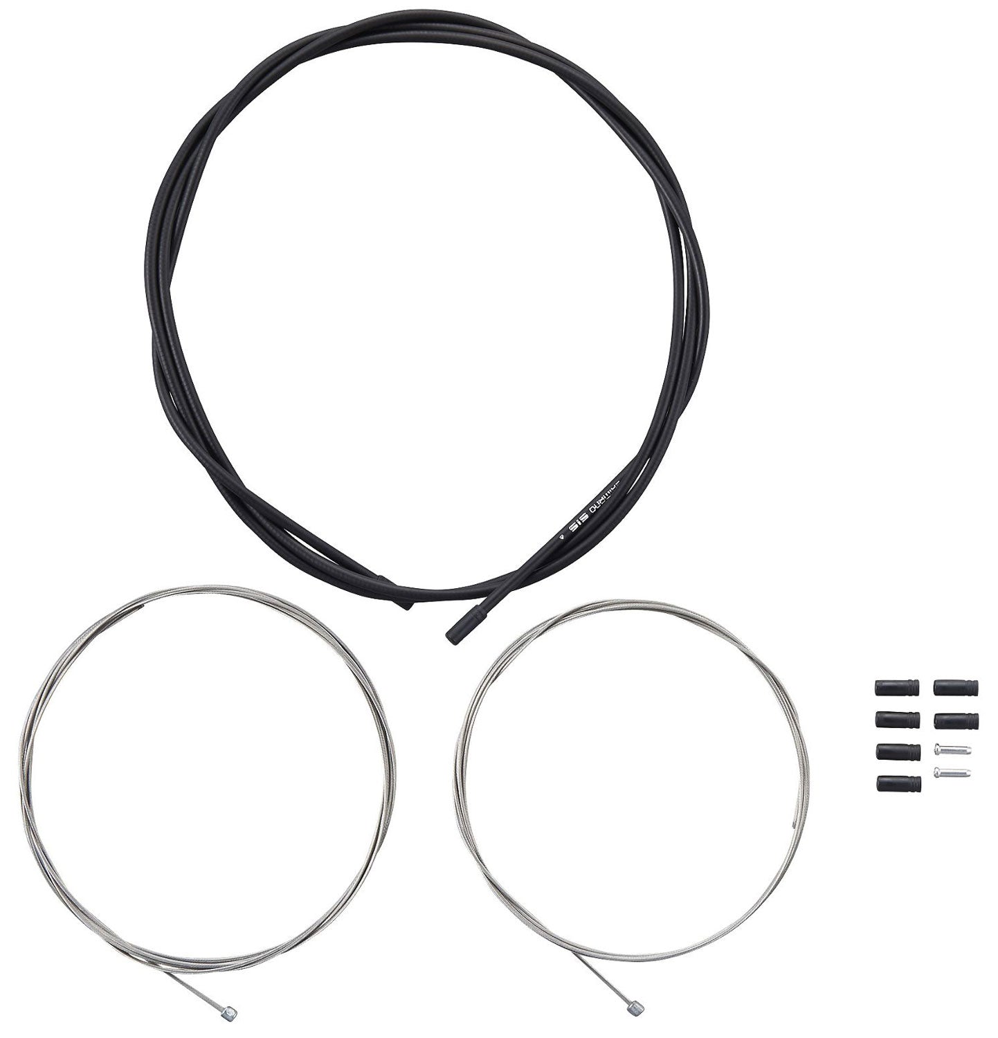 Jeu de câbles de dérailleur Shimano SIS40 Race - noir