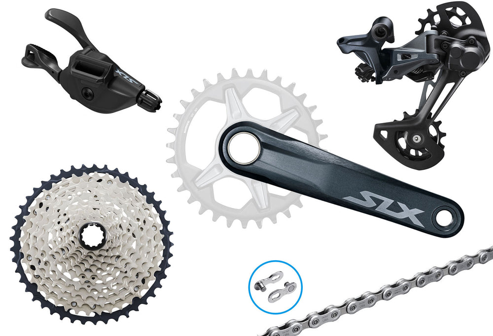 Shimano slx m7100 1x12-speed group | 165mm | 10-45 | i-spec ev