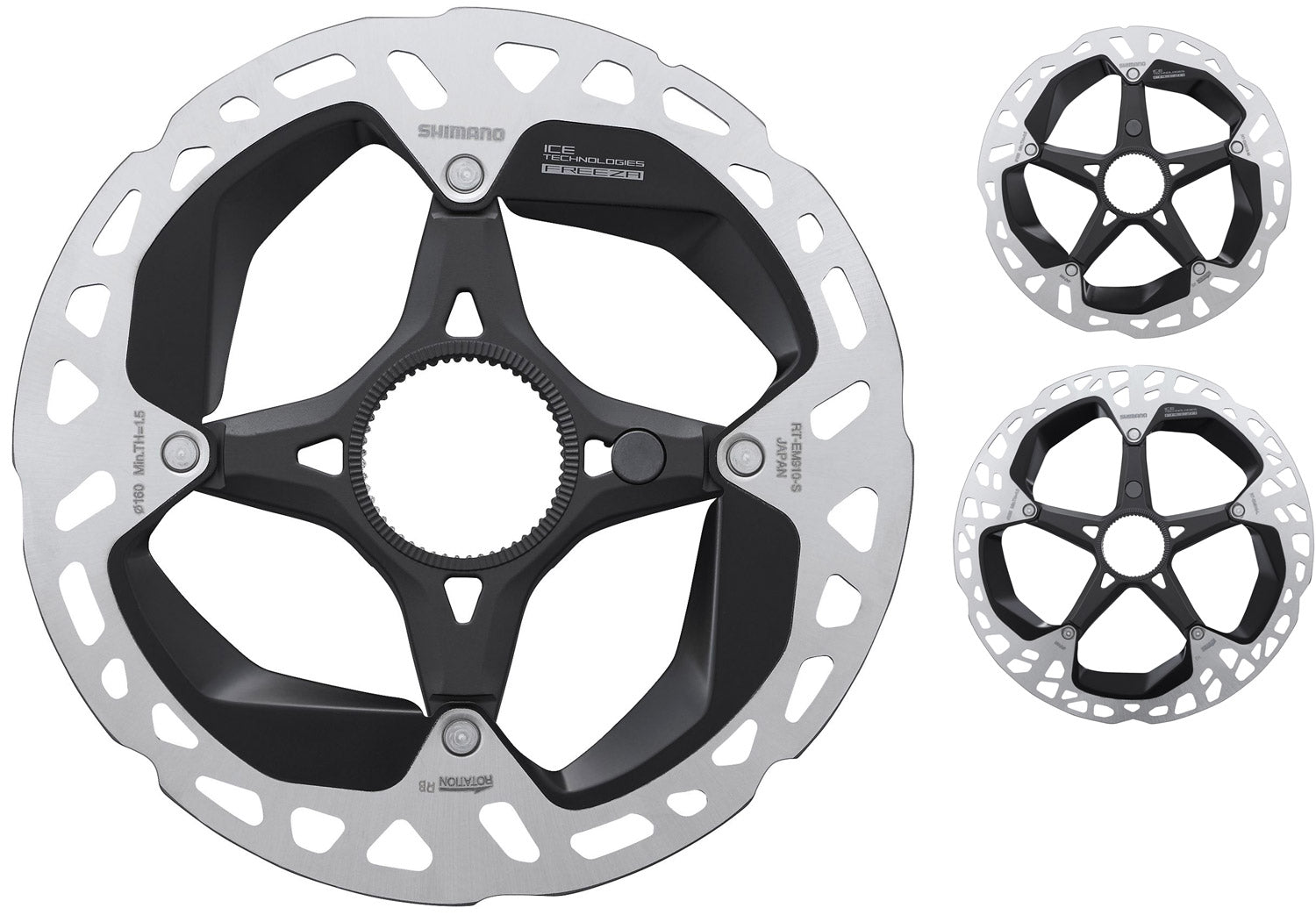 Shimano steps rt-em910 center-lock disc rotor for e-bike