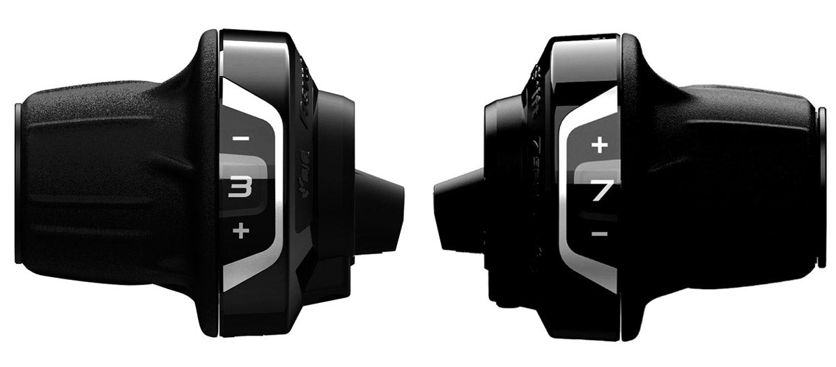 Shimano revoshifters tourney 3x7v sl-rv zwart zwart