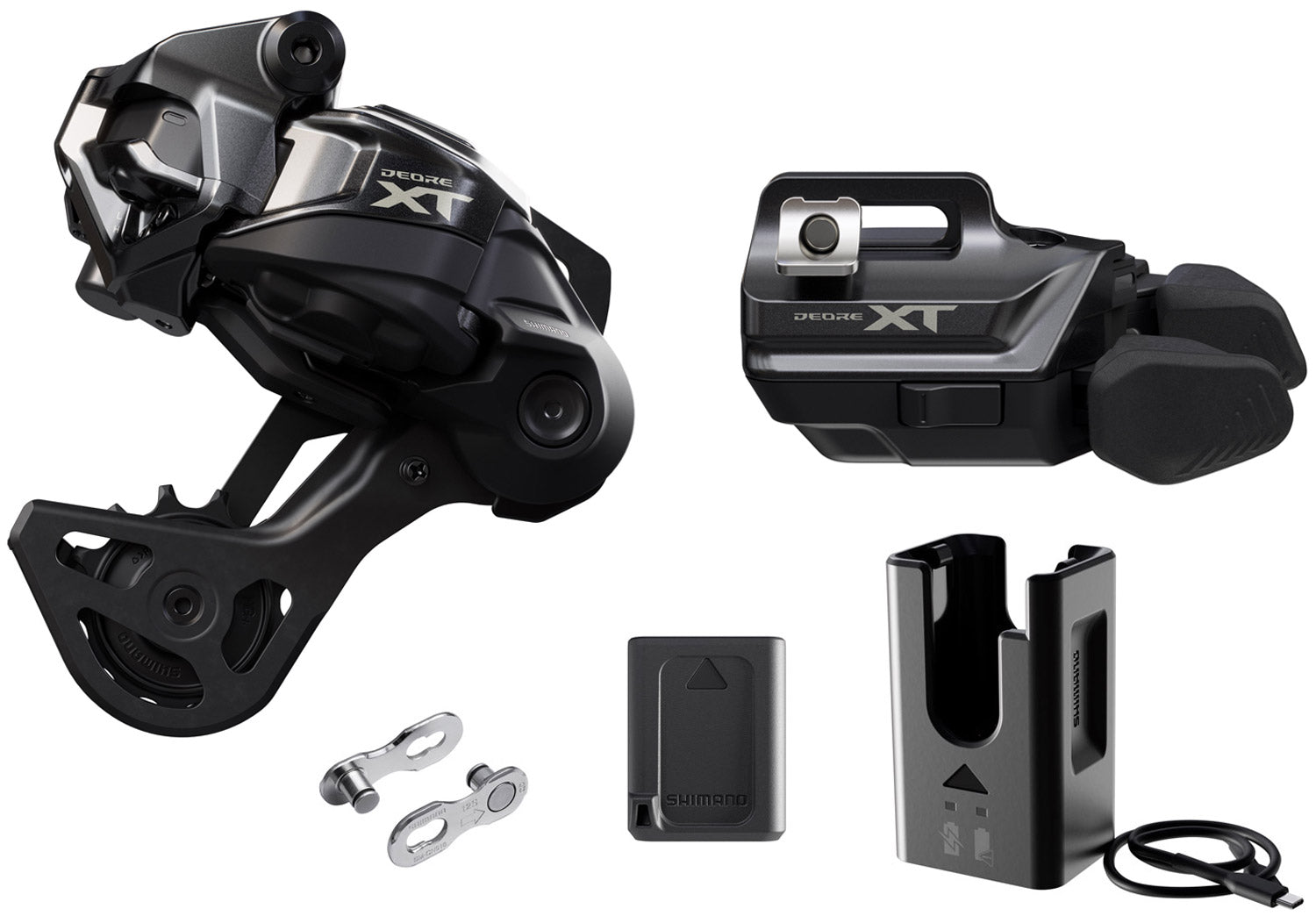 Shimano xt di2 m8250-gs 12-speed drivetrain upgrade kit i-spec ev