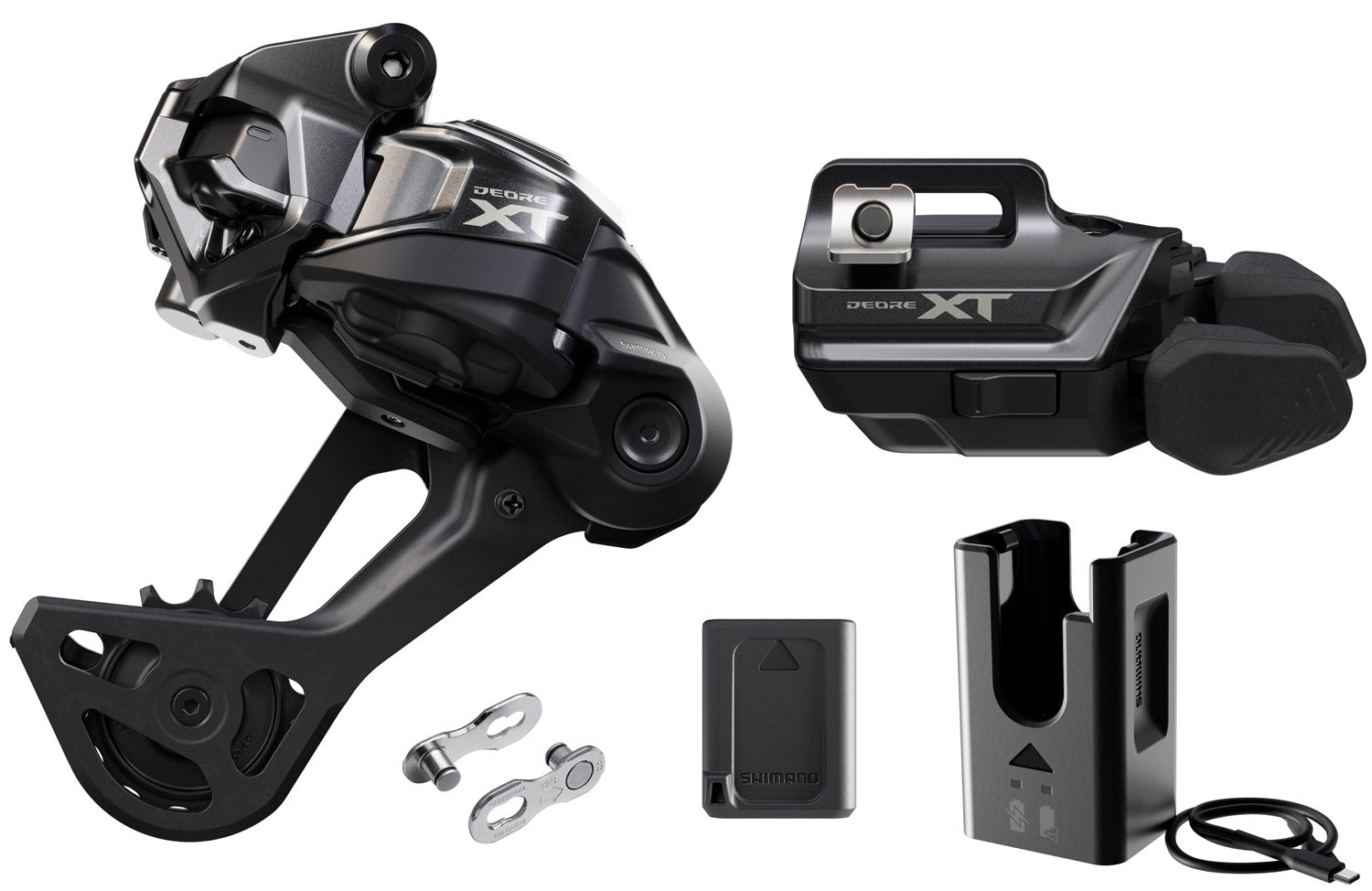 Shimano xt di2 m8250-sgs 12-speed drivetrain upgrade kit i-spec ev