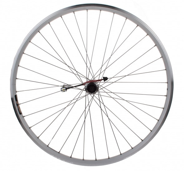 Roue arrière 28-15 8-13 8 622 Cale. Jante Zac 8V Alu argent