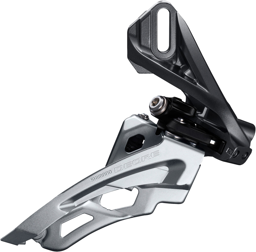 Voorderailleur 3 x 10-speed Shimano Deore FC-M6000 side swing - lage klem 40-42T - zwart