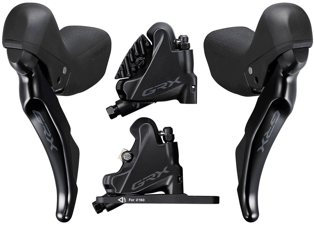 Shimano grx st-rx400+br-rx400 2x10-speed disc brake set