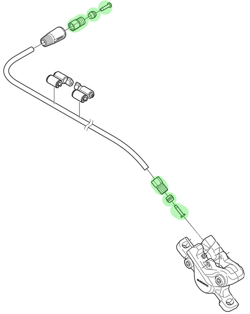 Shimano tube joint kit for sm-bh59-a