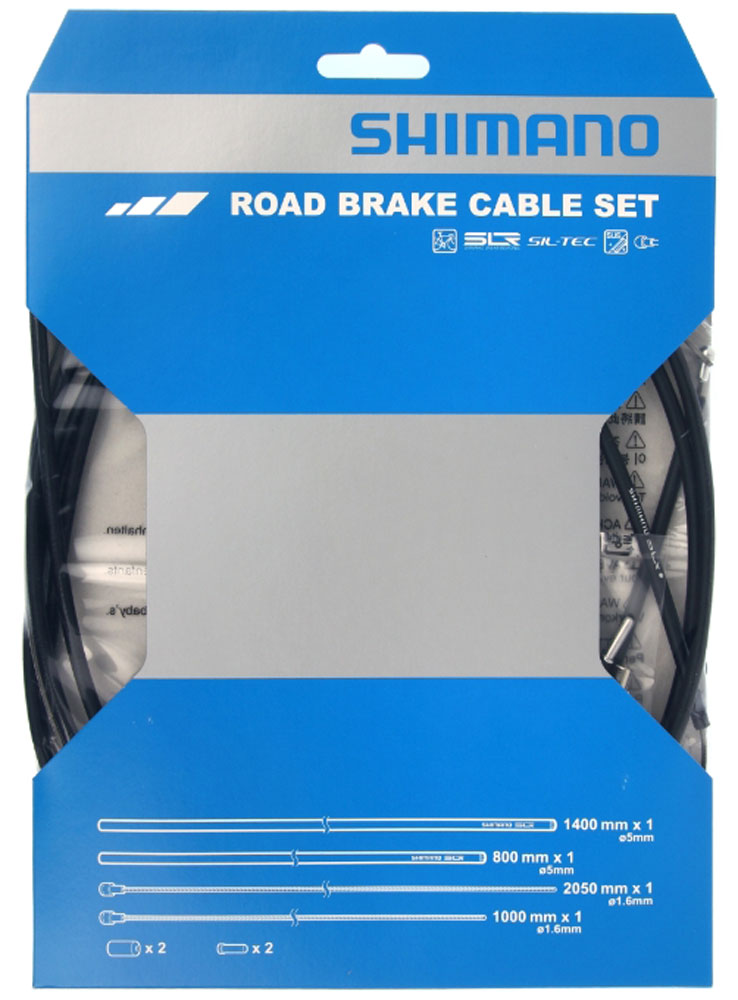 Shimano sil-tec brake cable set for road | orange