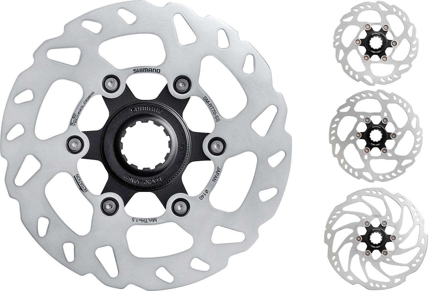 Shimano Remschijf SM-RT70 Centerlock 203 mm