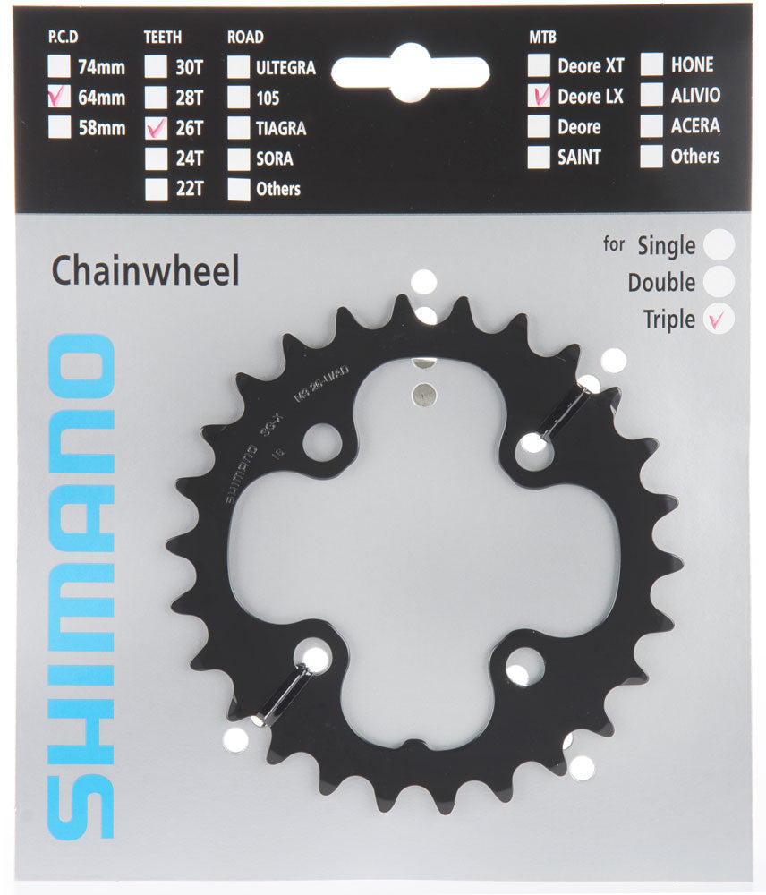 Shimano slx chainring for fc-m661 670 26t