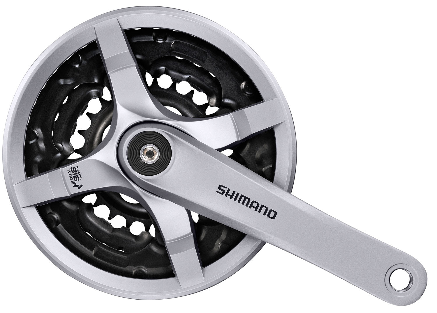 Shimano tourney fc-ty501 6 7 8-speed square crank 42 34 24