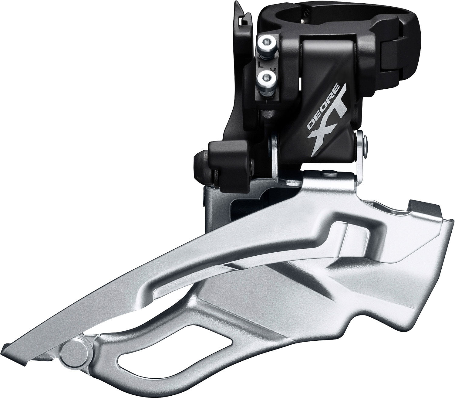 Shimano xt fd-t8000 3x10-speed front derailleur down-swing 63-66° clamp 34.9mm