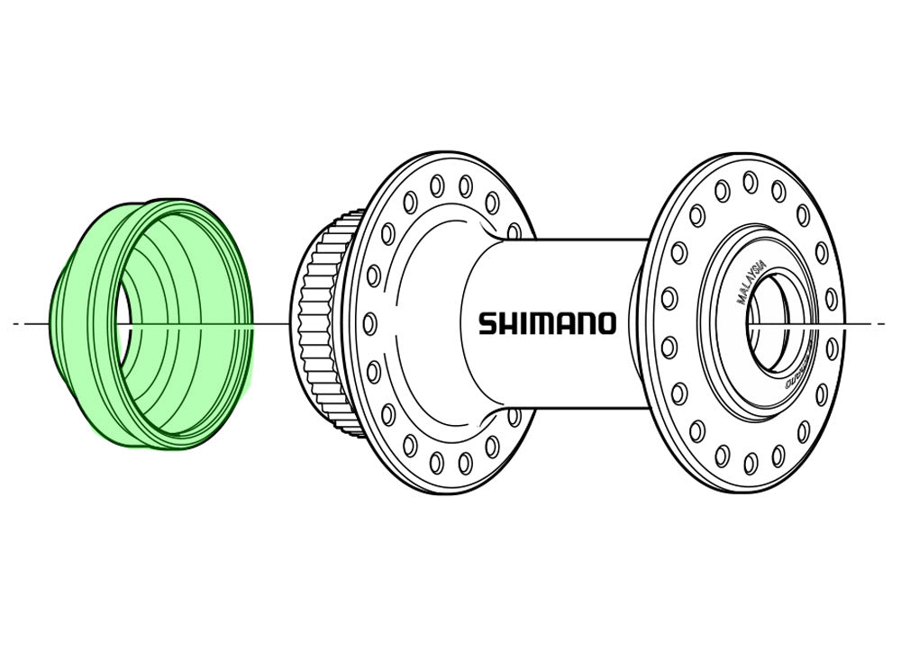 Shimano cover cap center-lock mount
